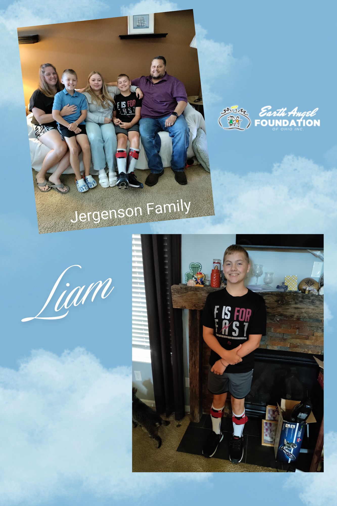 Liam and the Jergenson family